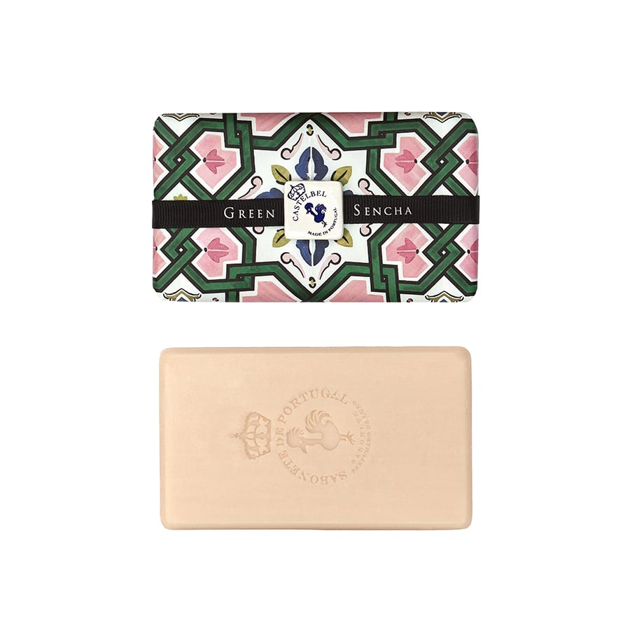 Castelbel - Tile Collection Green Sencha Exfoliating Body Bar 150g