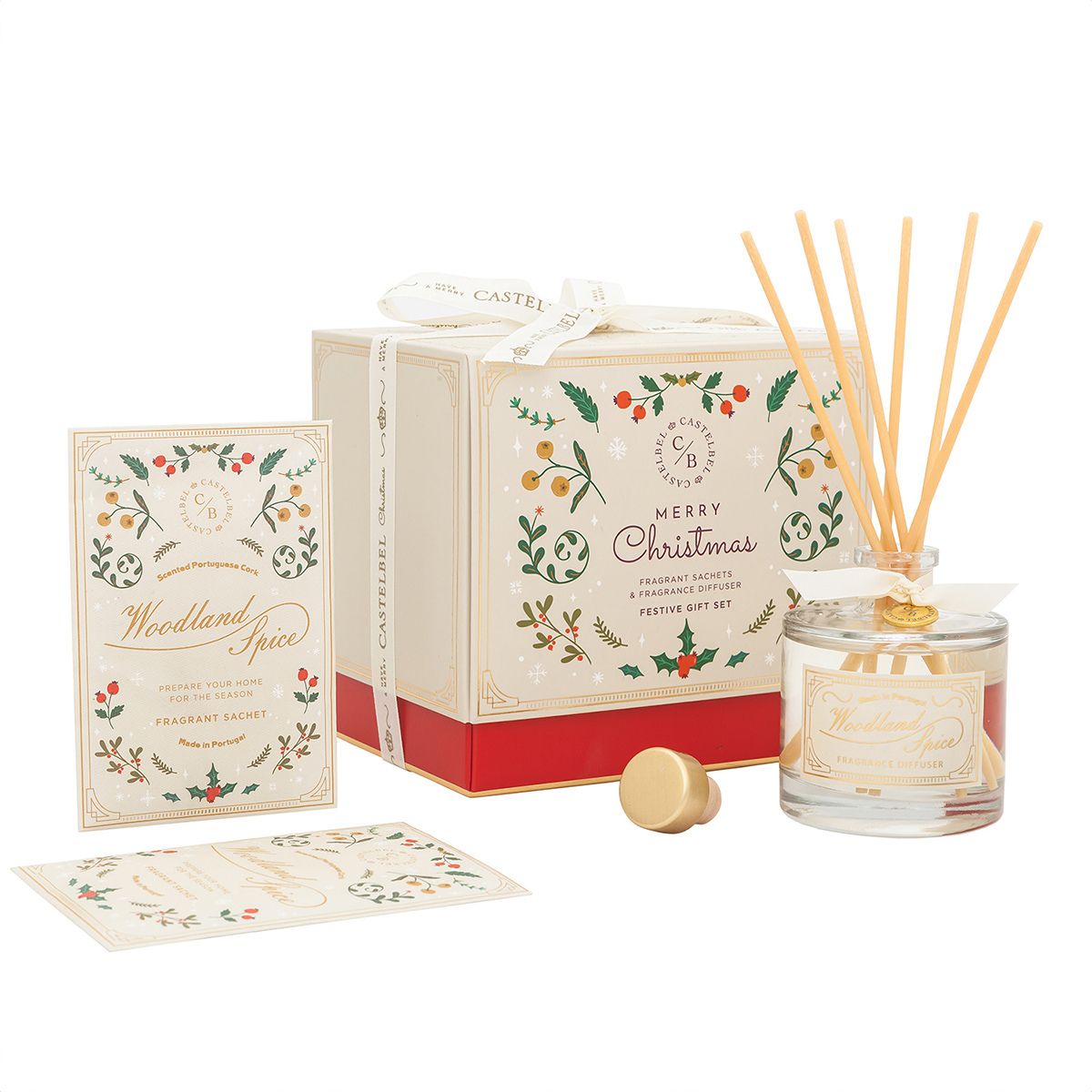 Castelbel - Xmas Festive Gift Set (diffuser + sachets)