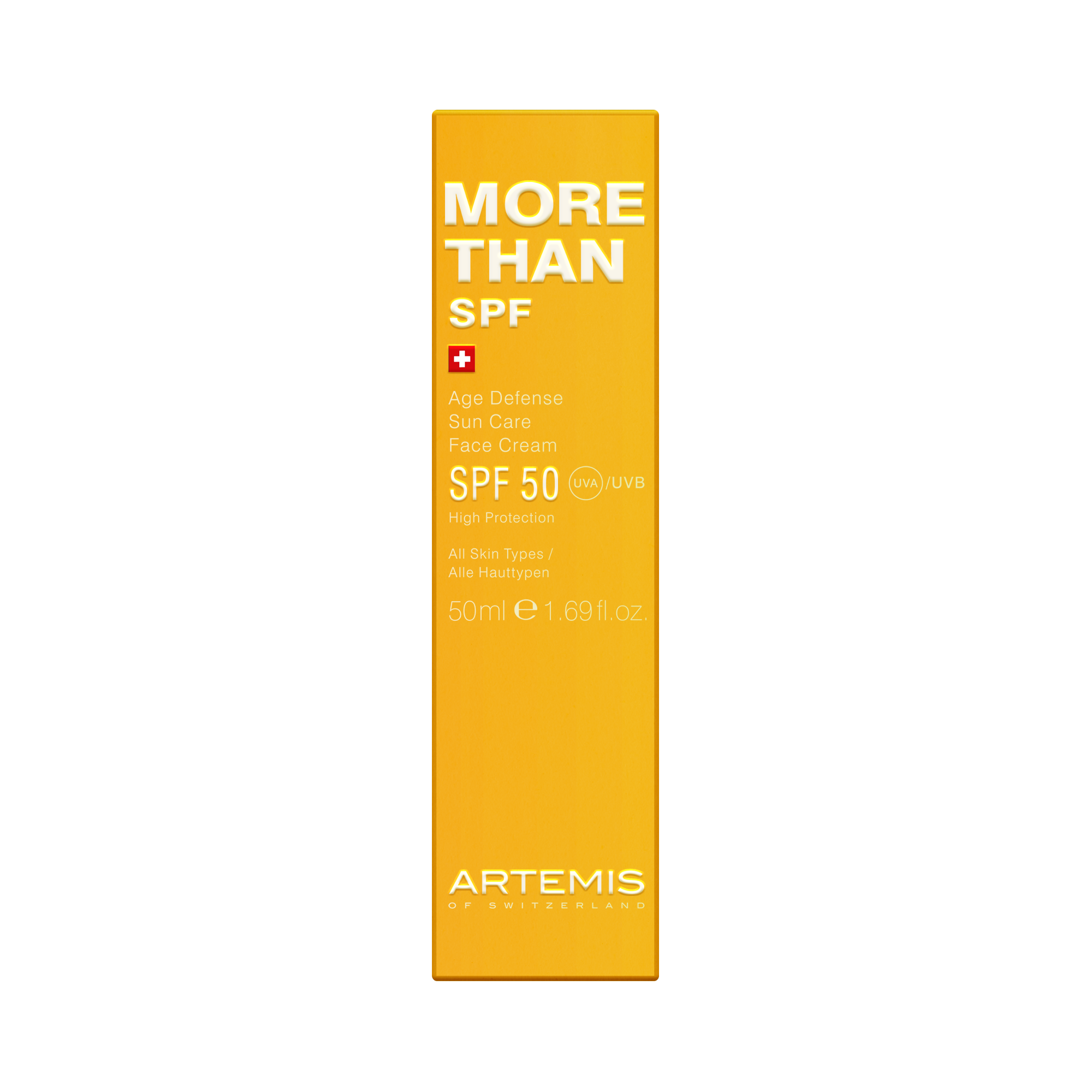 ARTEMIS of Switzerland - More Than Sun Care Face Cream SPF50