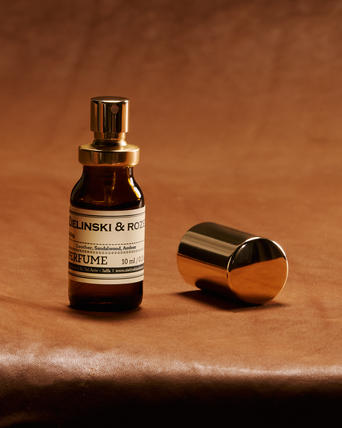 Leather, Sandalwood, Amber