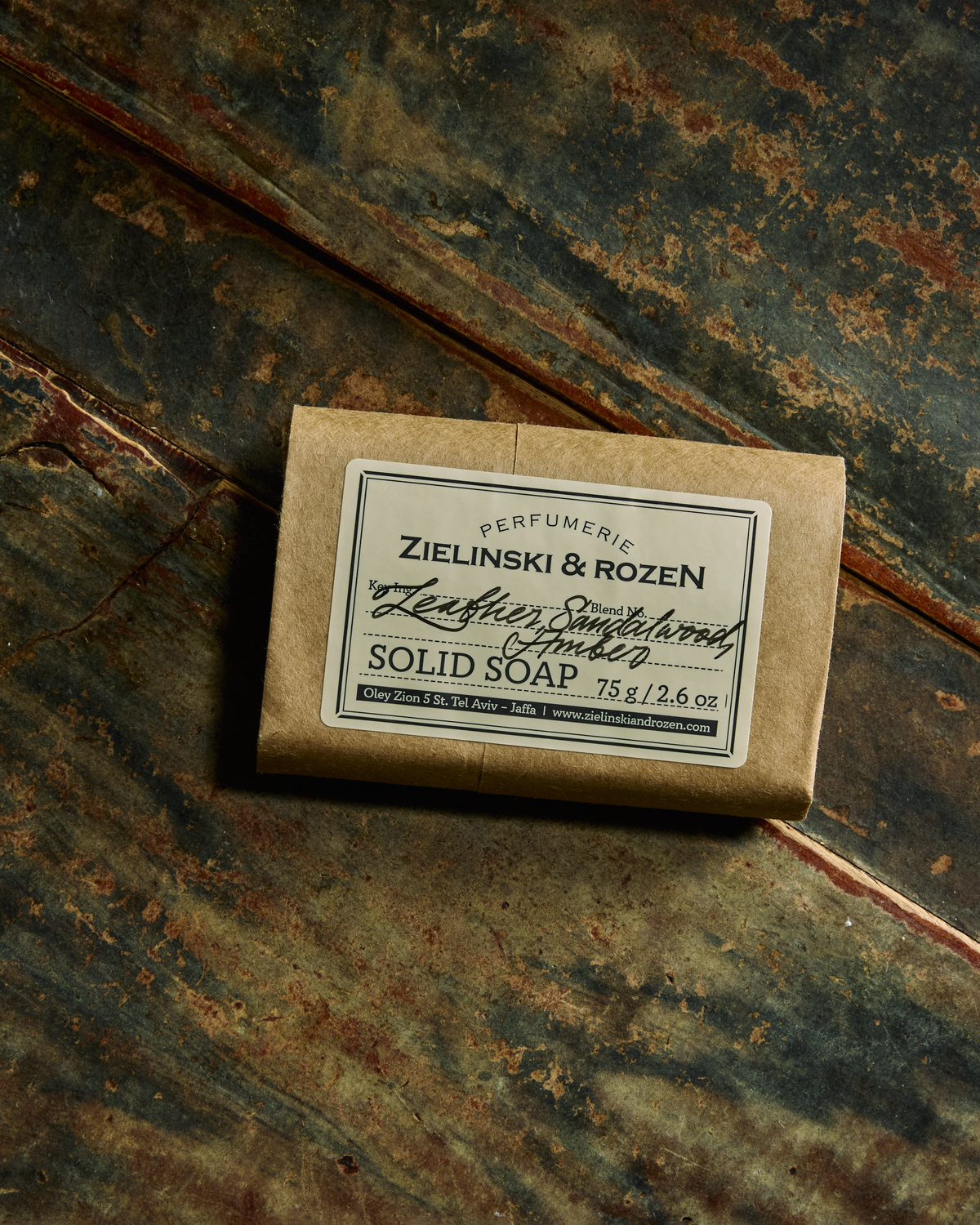 Zielinski & Rozen - Soap - Leather, Sandalwood, Amber