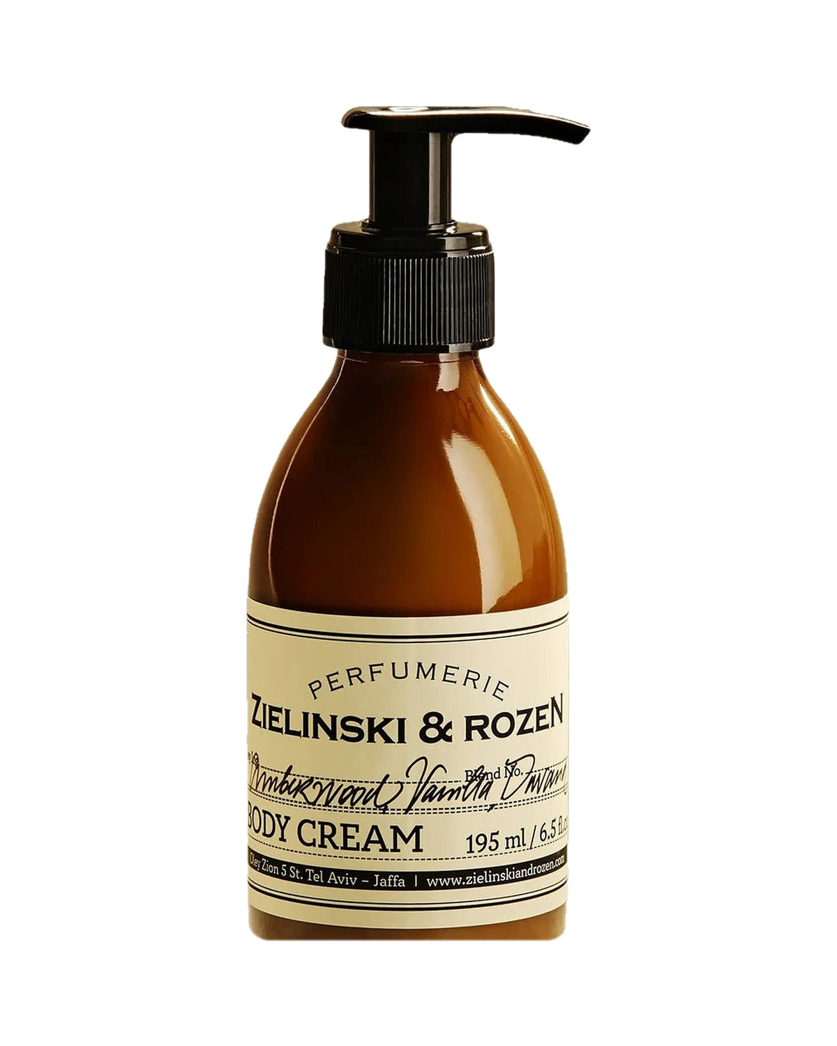 Zielinski & Rozen - Körpercreme - Amberwood, Vanilla, Davana - 195 ml