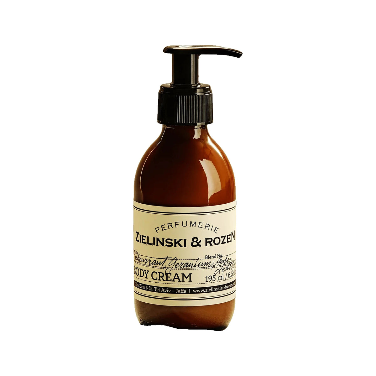 Zielinski & Rozen - Körpercreme - Blackcurrant, Geranium, Amber, Leather - 195 ml