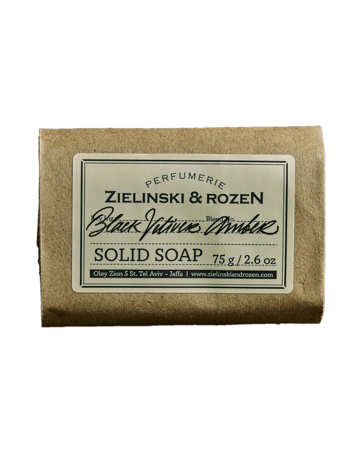 Zielinski & Rozen - Seife - Black Vetiver, Amber, 75 g