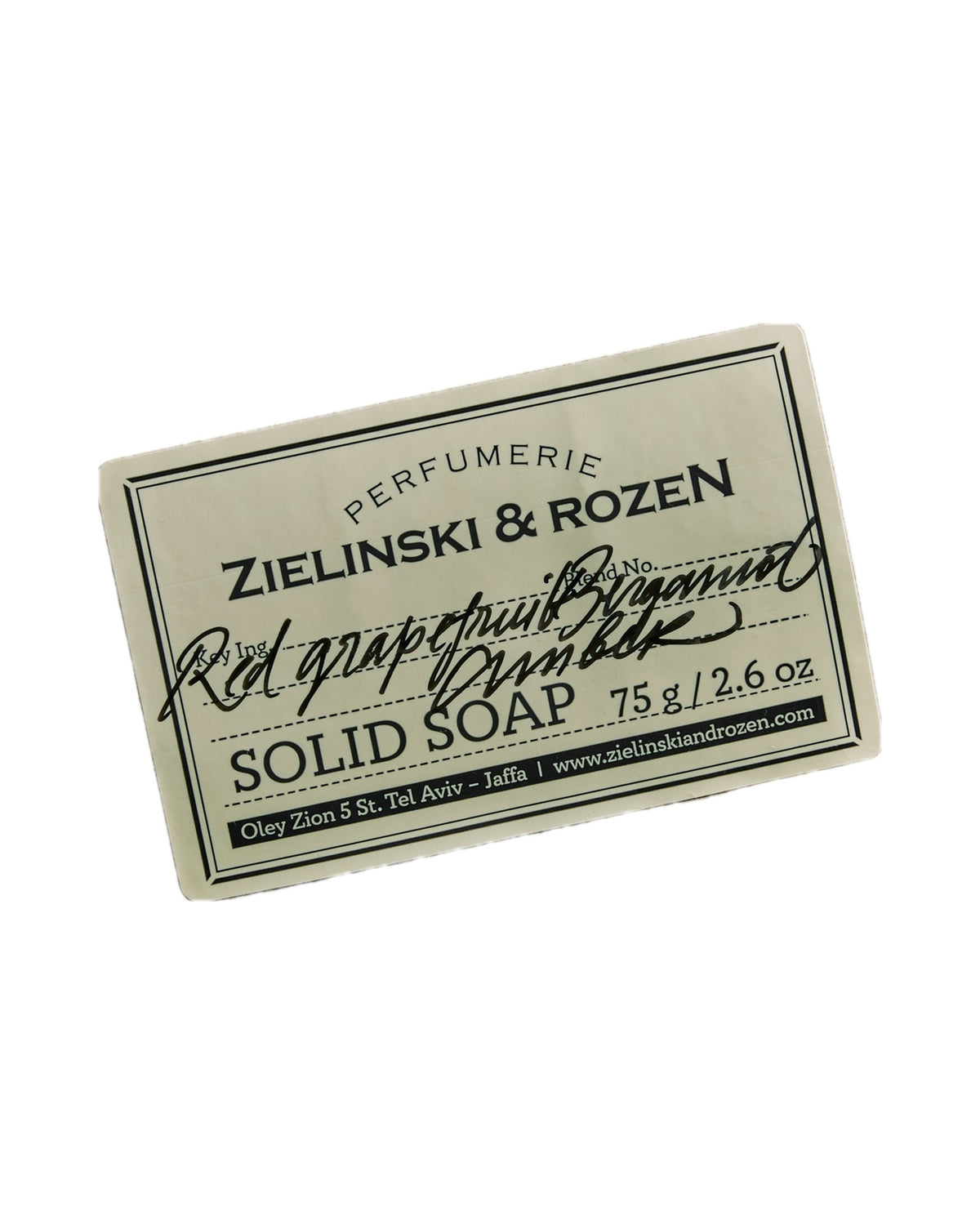 Zielinski & Rozen - Seife - Red grapefruit, Bergamot, Amber, 75 g