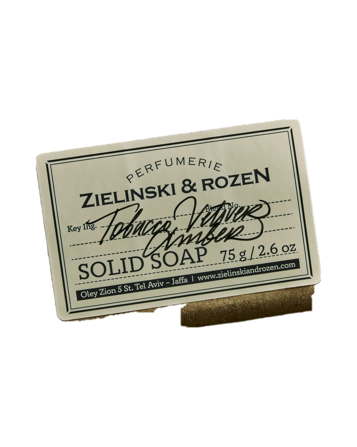 Zielinski & Rozen - Seife - Tobacco, Vetiver, Amber, 75 g