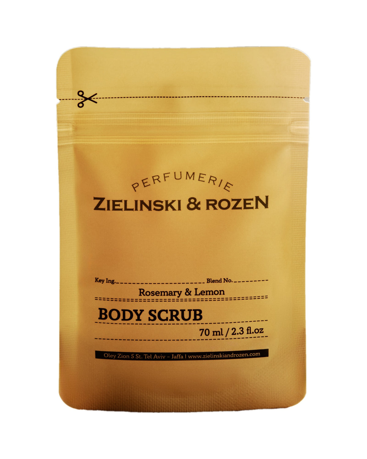 Zielinski & Rozen - Körperpeeling - Rosemary & Lemon - 70 ml