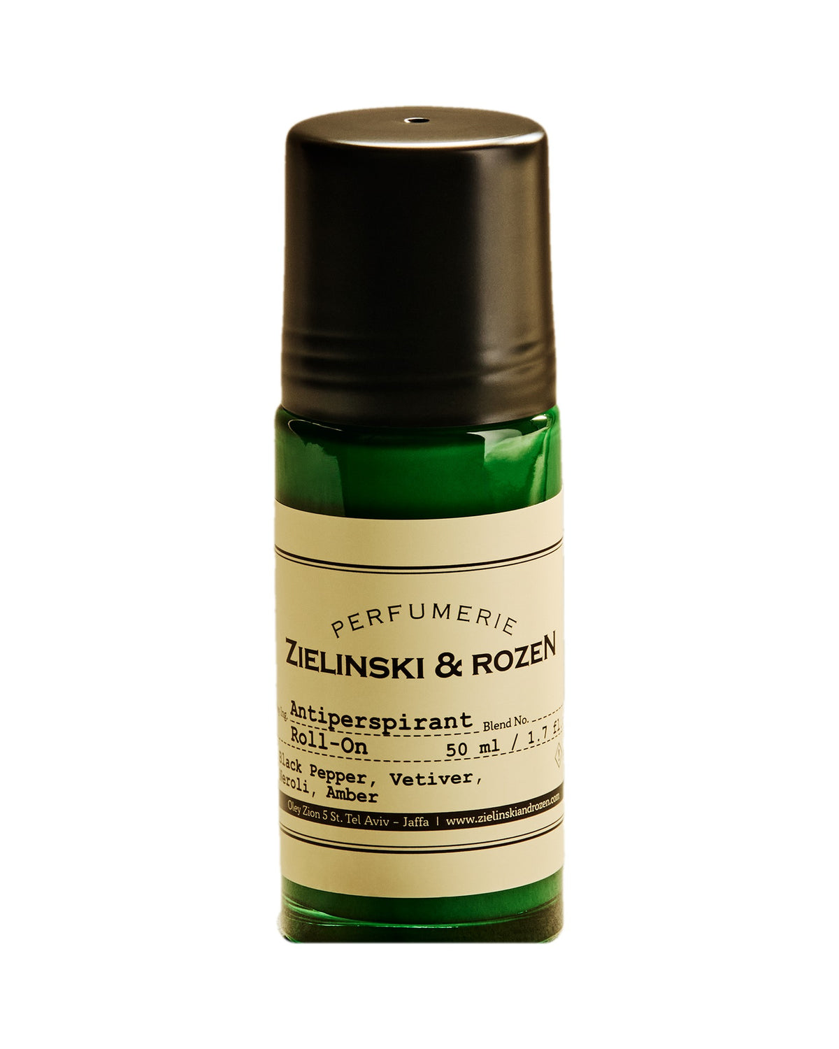 Zielinski & Rozen - Antiperspirant Deo Roller - Black Pepper, Vetiver, Neroli, Amber