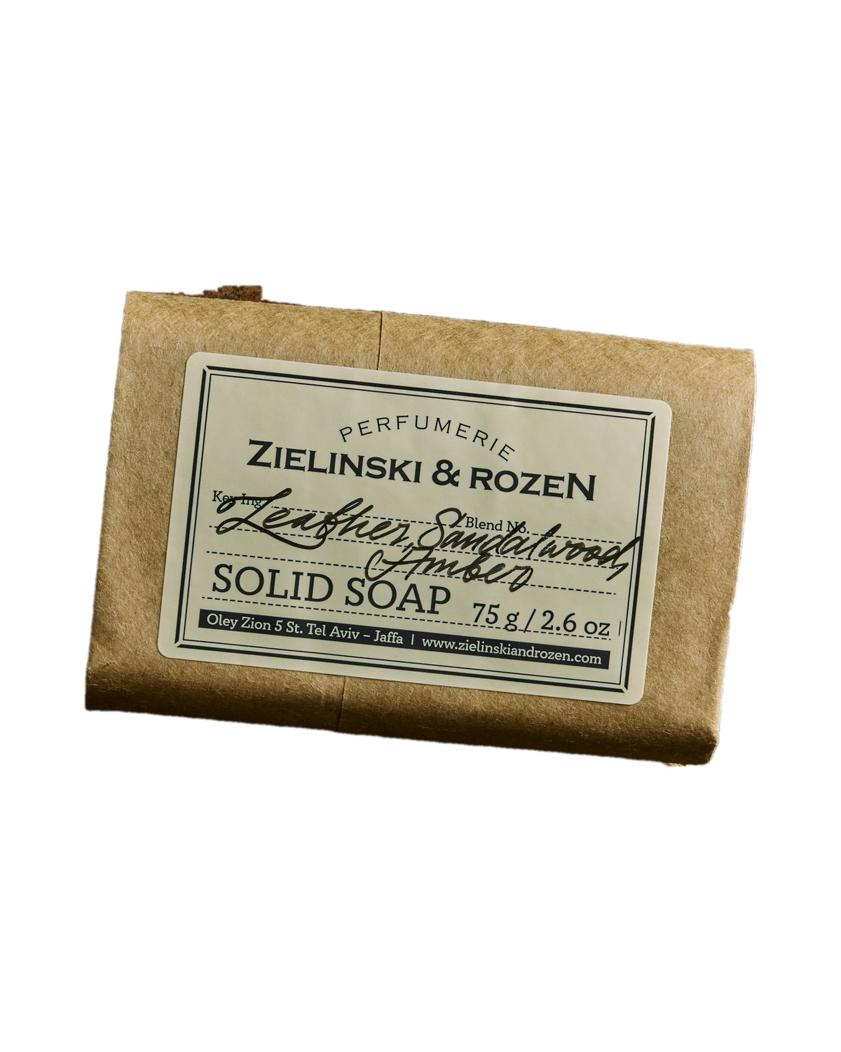 Zielinski & Rozen - Seife - Leather, Sandalwood, Amber, 75 g