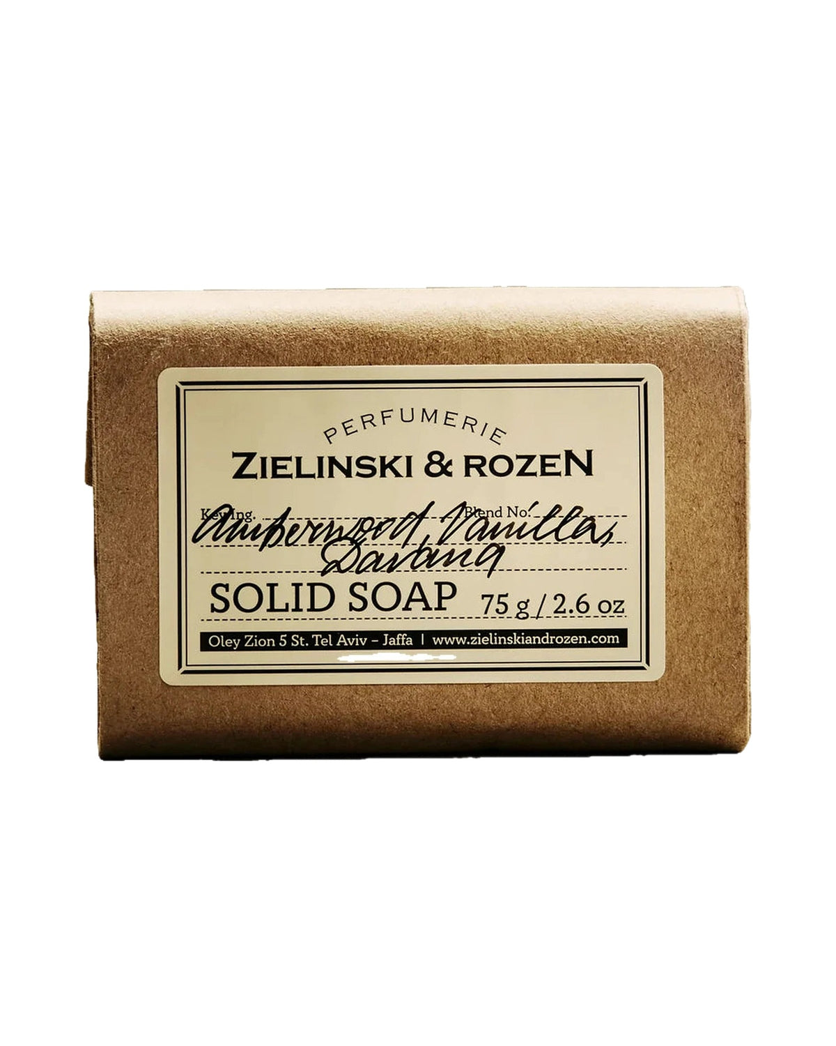Zielinski & Rozen - Seife - Amberwood, Vanilla, Davana, 75 g
